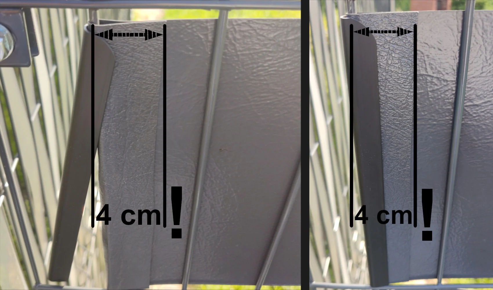 montage grillage occultant